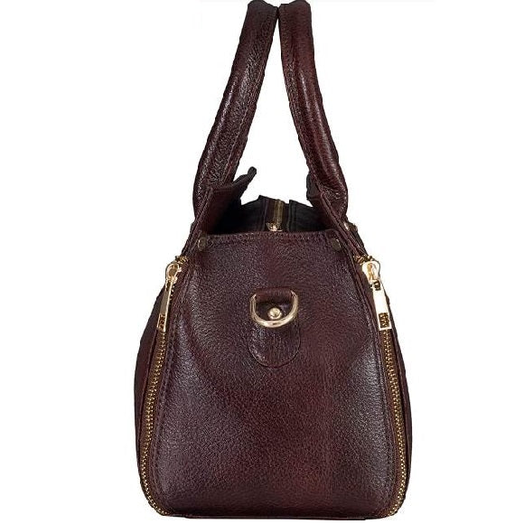 Elegant Genuine Leather Office Tote Shoulder Handbag