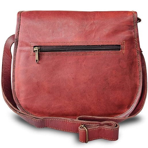 Trendy Leather Crossbody Travel Purse for Girls