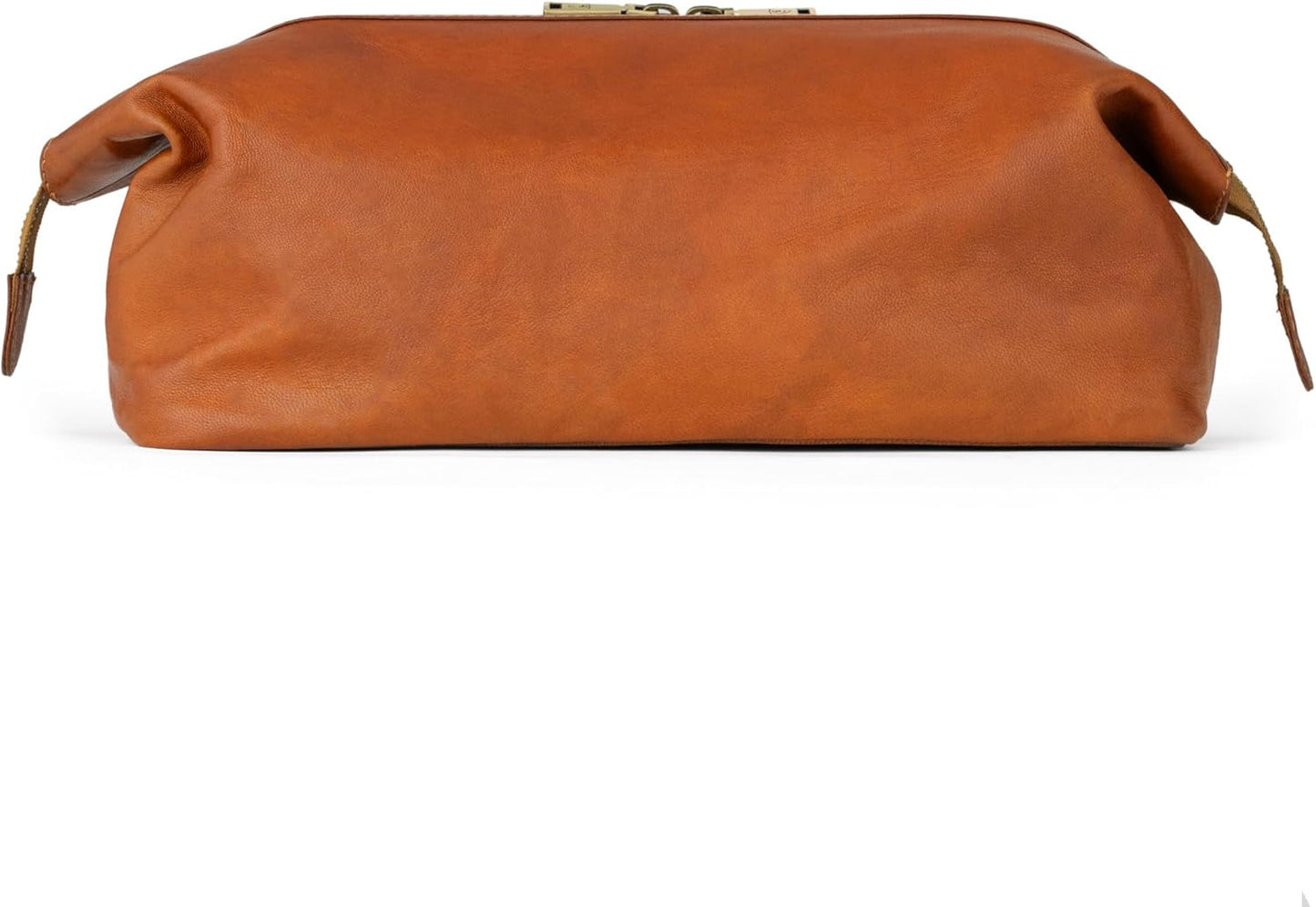 Vintage Brown Leather Toiletry Bag for Men & Women