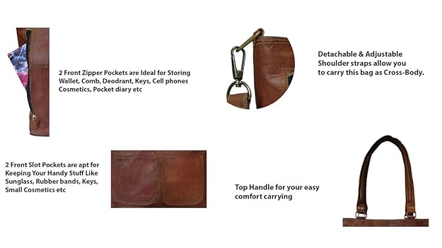 Women's Leather Tote Shopping Shoulder Bag