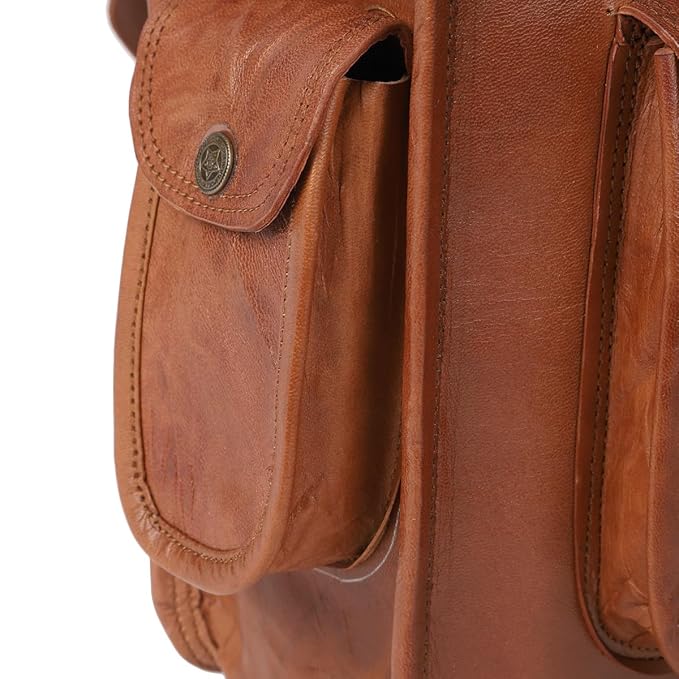 Genuine Leather Backpack for Women and Mens