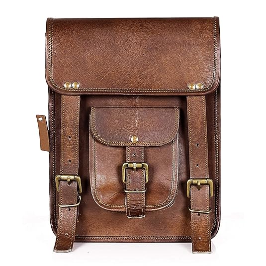 Handmade vintage Leather Sling Bag for Unisex