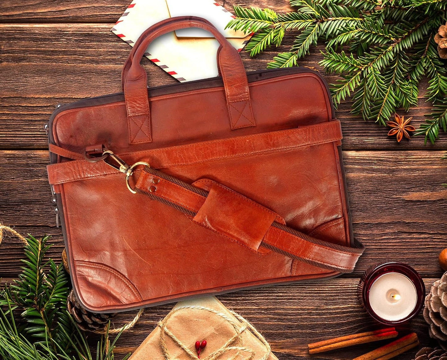 Genuine Leather Laptop Bags for Men & Women