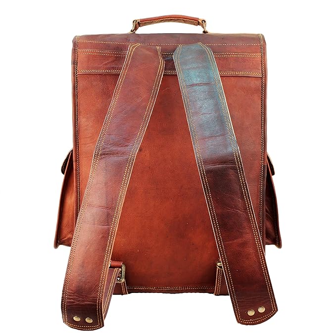 Genuine Leather Backpack for Women and Mens