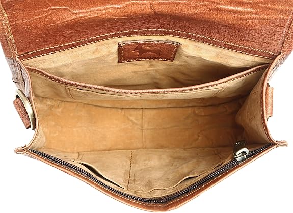 Chic Women's Leather Crossbody Sling Bag for Travel