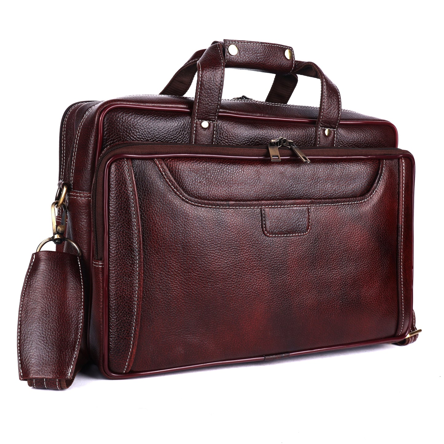 Classic Genuine Leather Satchel Bag for Professionals