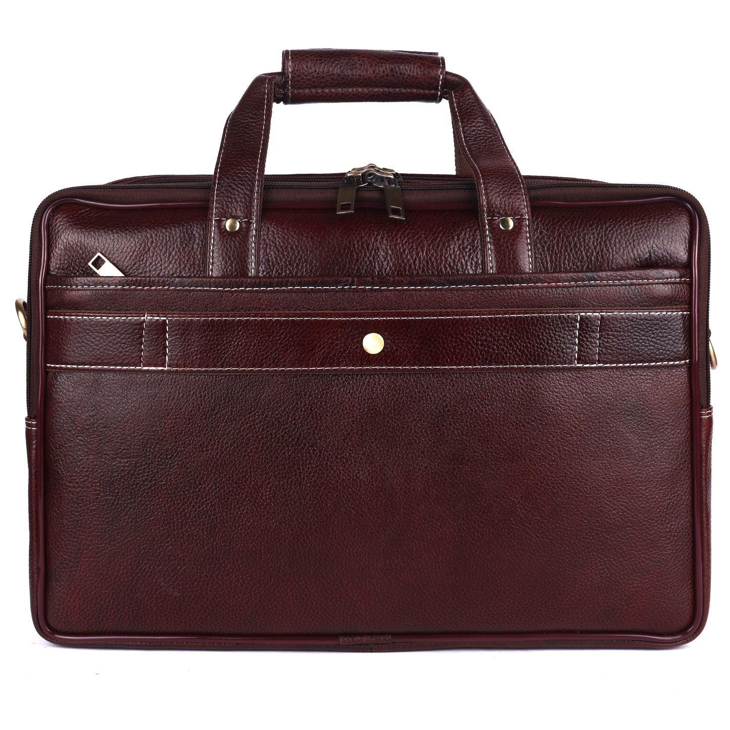 Classic Genuine Leather Satchel Bag for Professionals