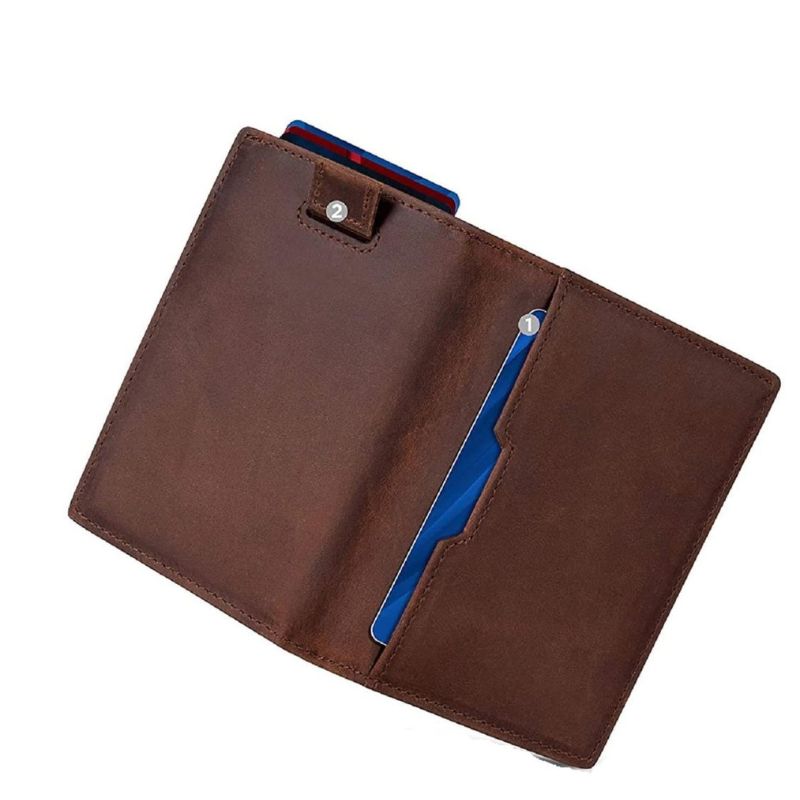 Genuine Leather Slim Wallet for Men
