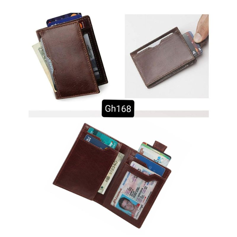 Genuine Leather Slim Wallet for Men