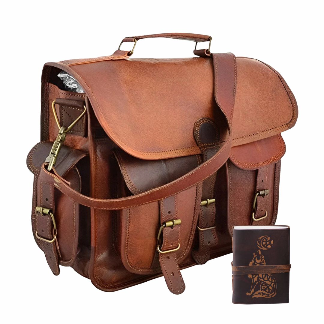 Premium Genuine Leather Messenger Bag