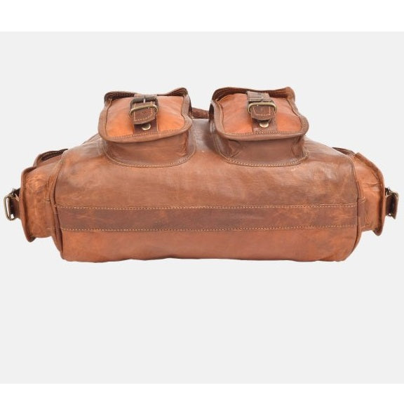 Handmade Classic Vintage Leather Tote Bag