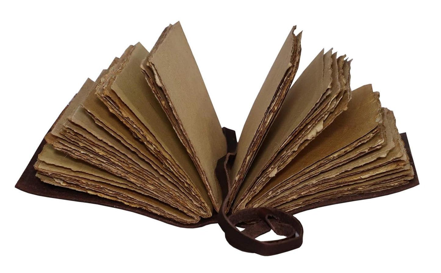 Combo Set Handmade Leather Wolf Embossed Journal