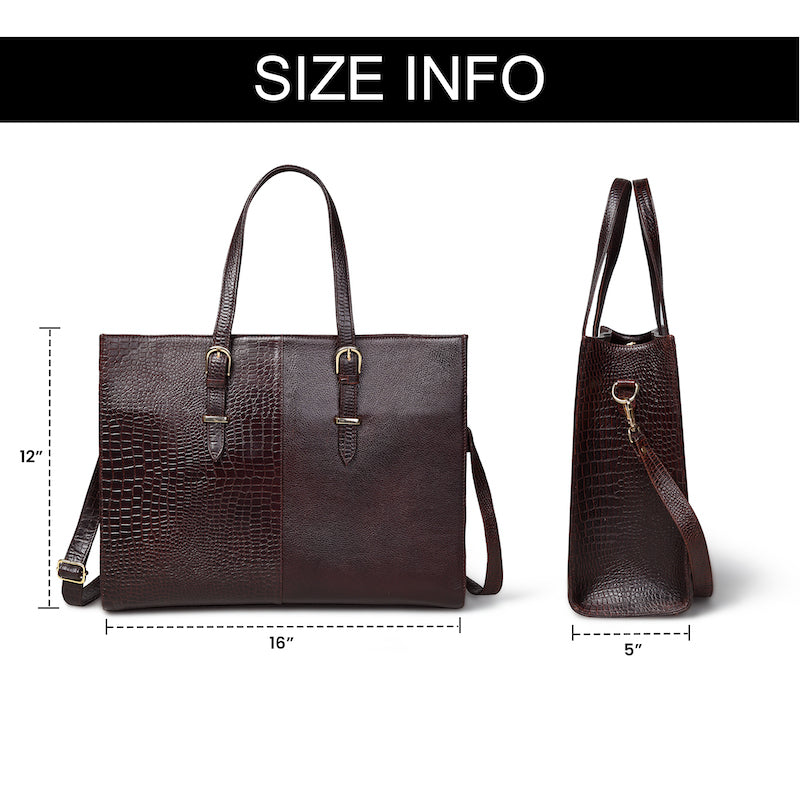 Iconic Style Leather Tote Handbag for Women