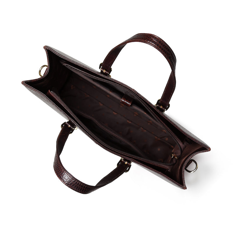 Iconic Style Leather Tote Handbag for Women