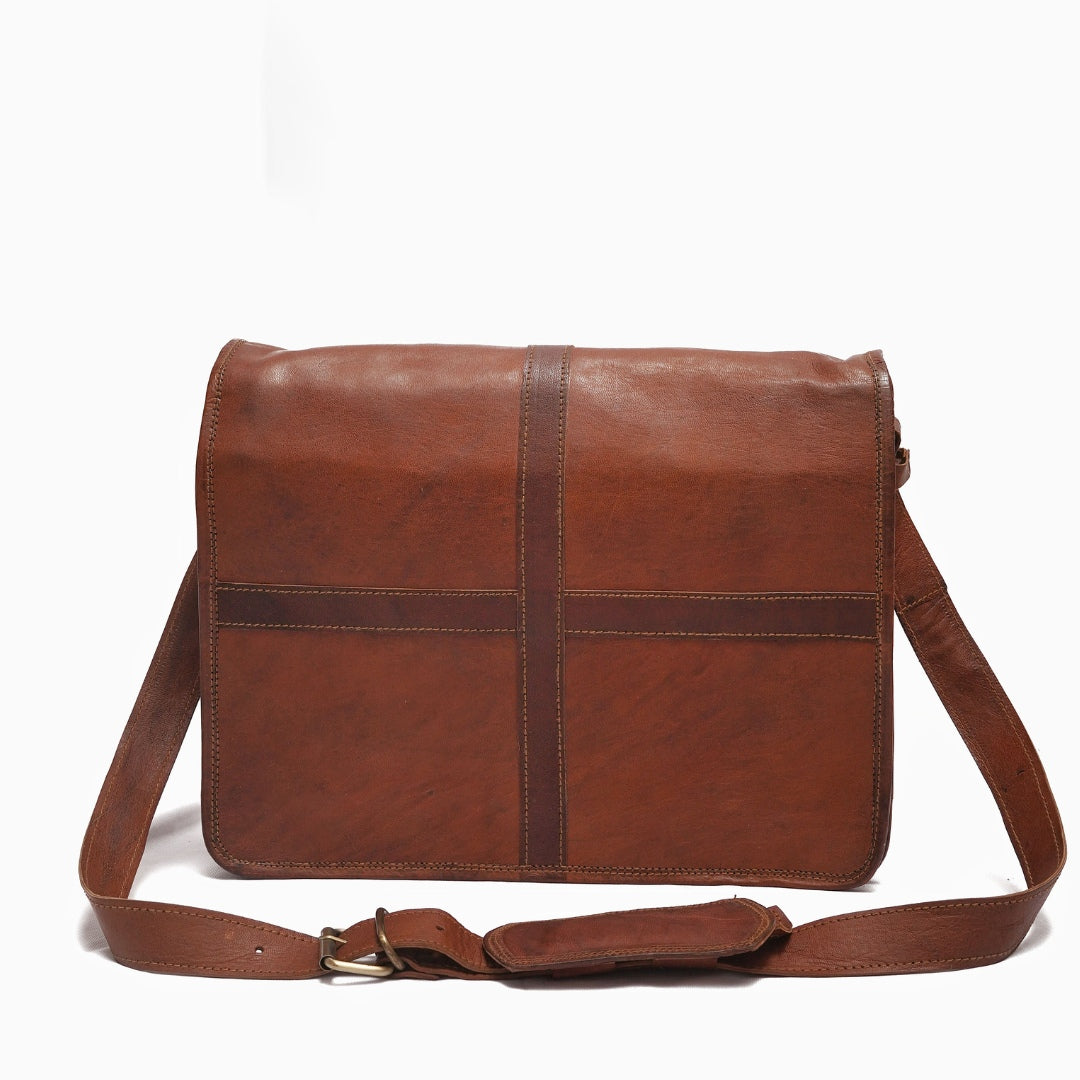 Men's and Women's Handmade Wanderlust Leather FULL FLAP Bag