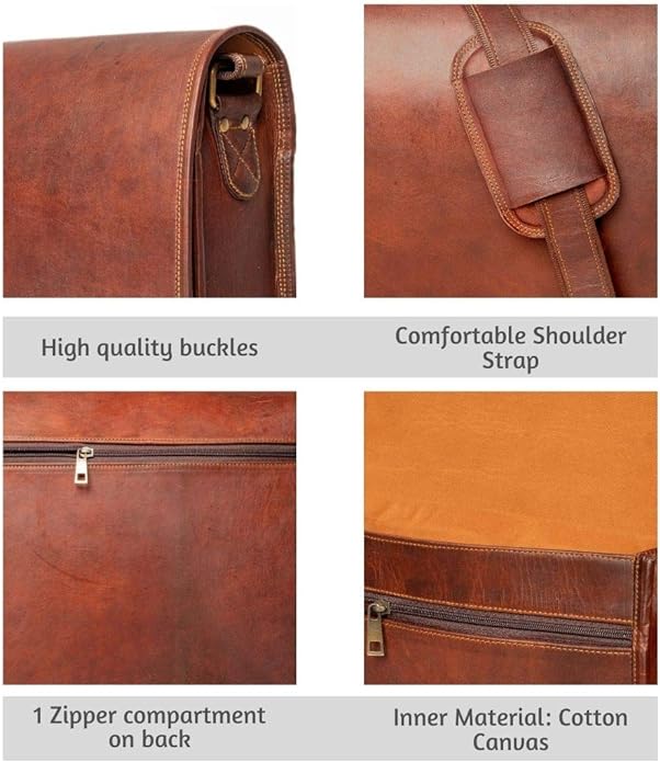 Men's and Women's Handmade Wanderlust Leather FULL FLAP Bag