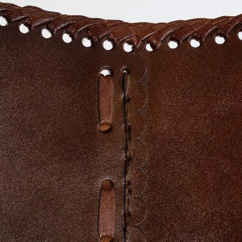 Modern Brown Leather Butterfly Chair Relaxing Chair