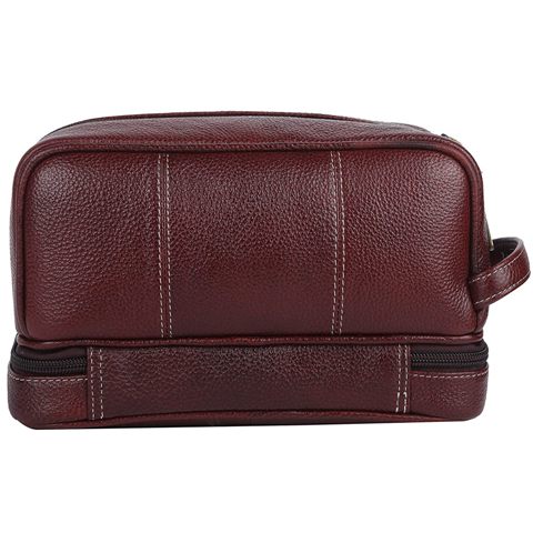 Premium Leather Toiletry Bag Professional Elegance for Travel