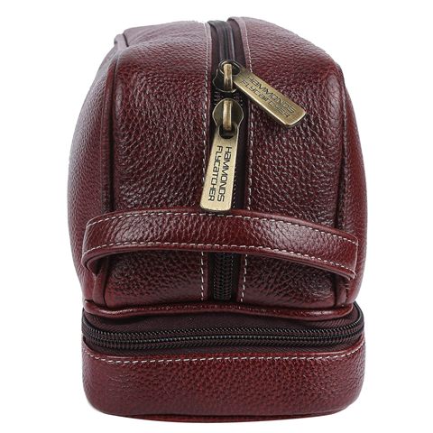 Premium Leather Toiletry Bag Professional Elegance for Travel