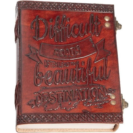 Combo Offer Vintage Leather Journal – Difficult Road Design Notebook