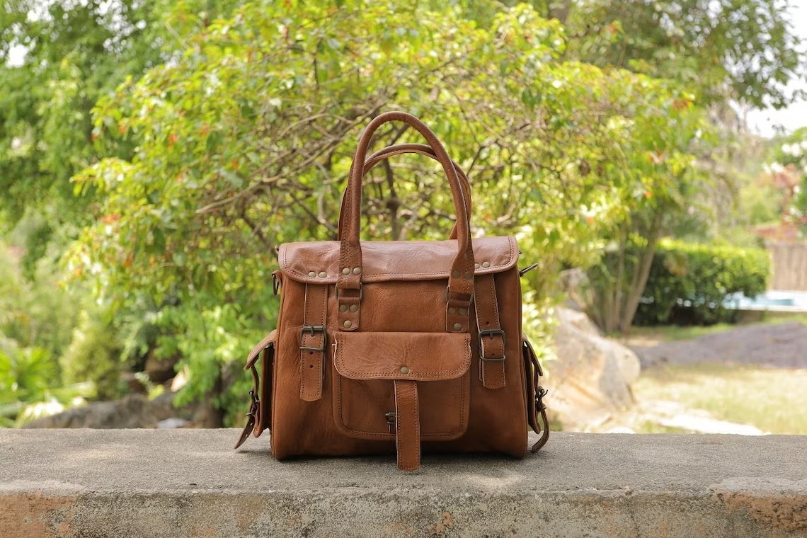 Women's Leather Crossbody Shoulder Bag