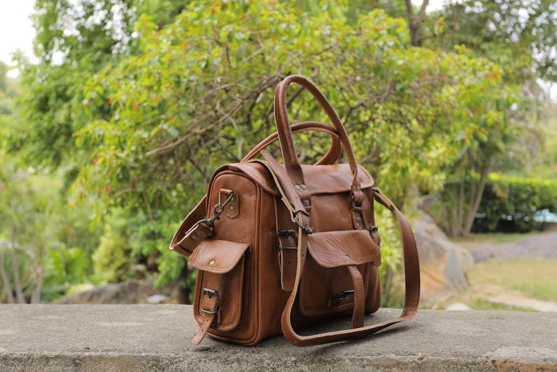 Women's Leather Crossbody Shoulder Bag