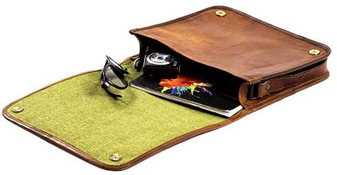 MONTEXOO LEATHER MESSENGER BAG