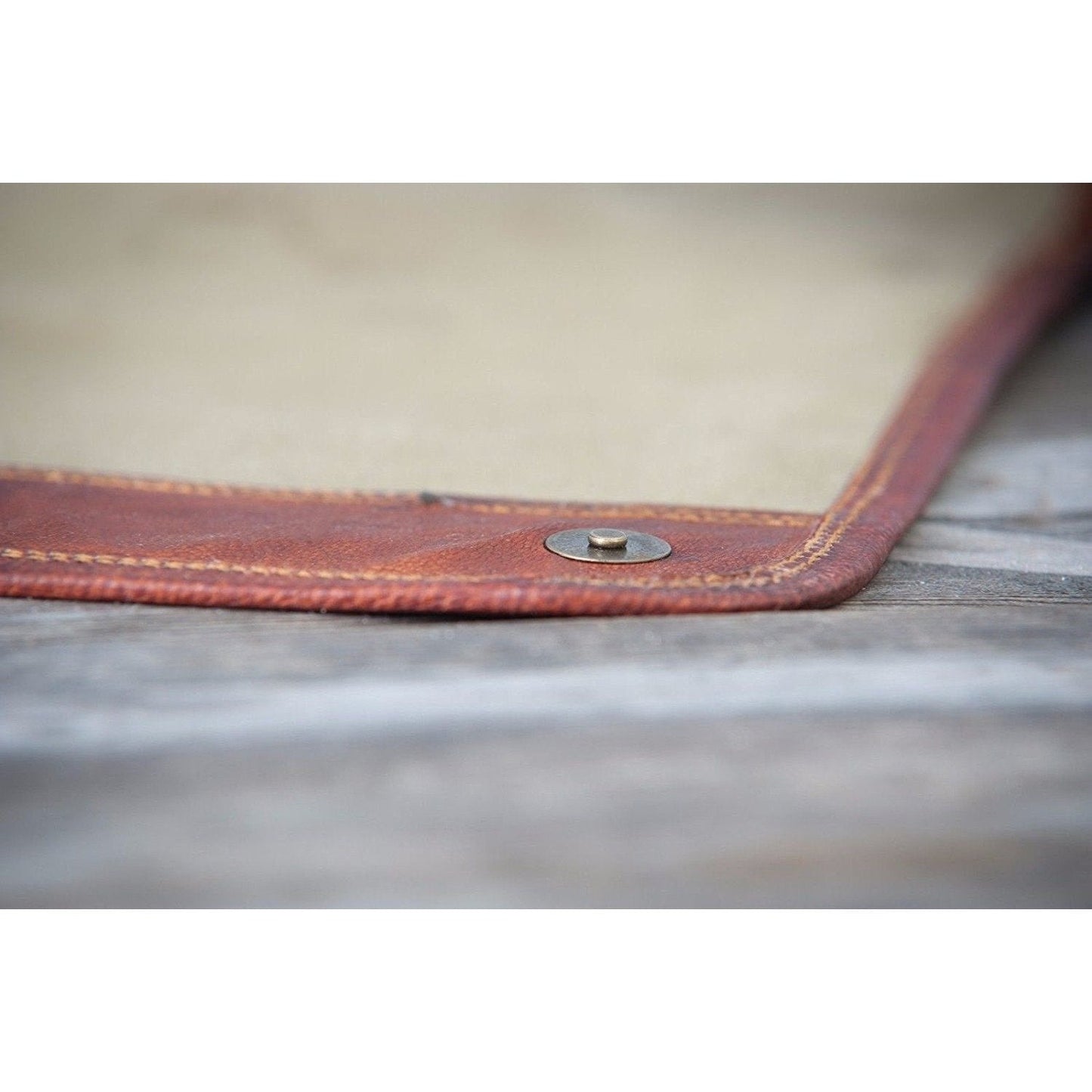 VINTAGE LEATHER MESSENGER SATCHEL BRIEFCASE BAG