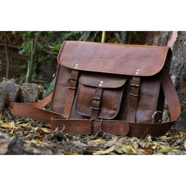 Handmade Leather Briefcase Satchel For The Fasionista!