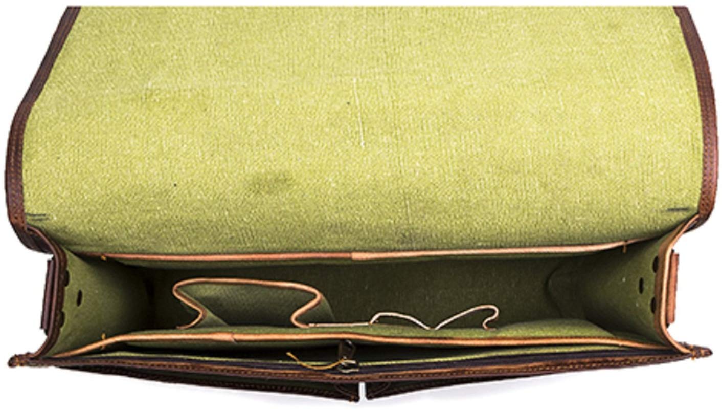 MONTEXOO LEATHER MESSENGER BAG