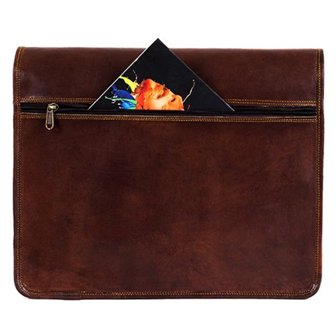 Best Handmade Leather Full Flap Messenger Bag Men's