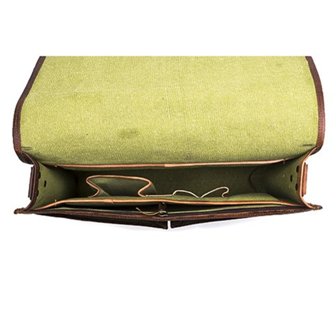 Best Handmade Leather Full Flap Messenger Bag Men's