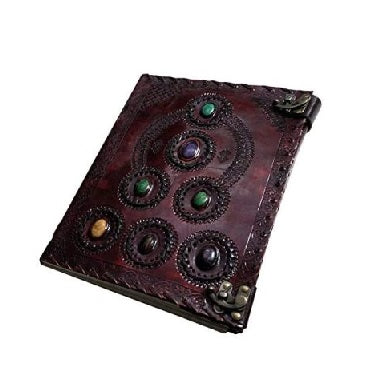 Embossed Leather Journal Seven Stone