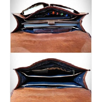  Genuine Leather messenger crossbody bag