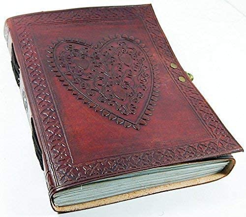 Combo Set Handmade Leather Journal – Celtic Heart Design
