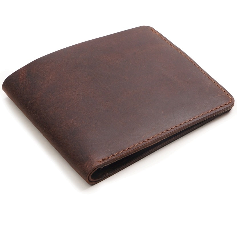 Handmade Full Grain Leather Men's Slim Wallet