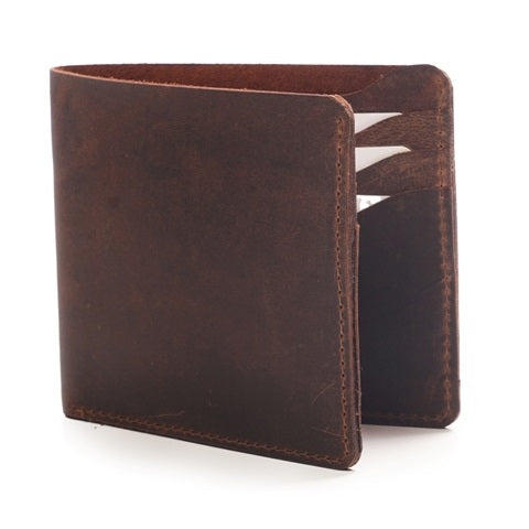 Handmade Full Grain Leather Men's Slim Wallet