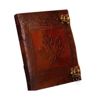 Handmade Leather Notebooks Leaf Journal