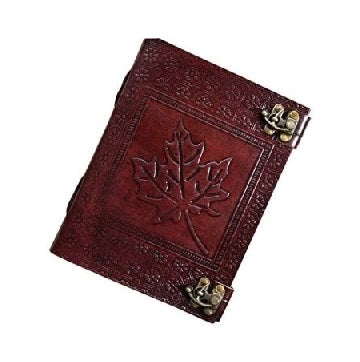 Handmade Leather Notebooks Leaf Journal