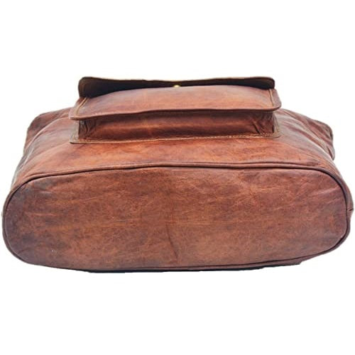 Handmade Leather Shoulder Laptop Bag