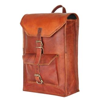Handmade Vintage Men's Leather backpack Bag