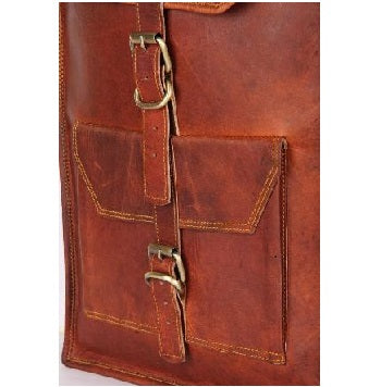 Handmade Vintage Men's Leather backpack Bag