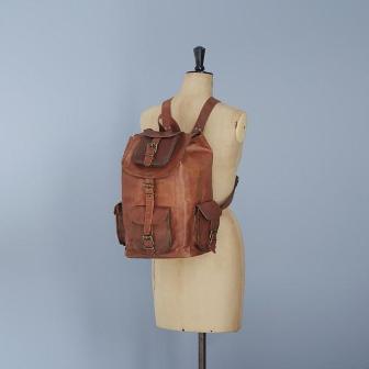 LEATHER BACKPACK FOR WOMEN TRAVEL RUCKSACK