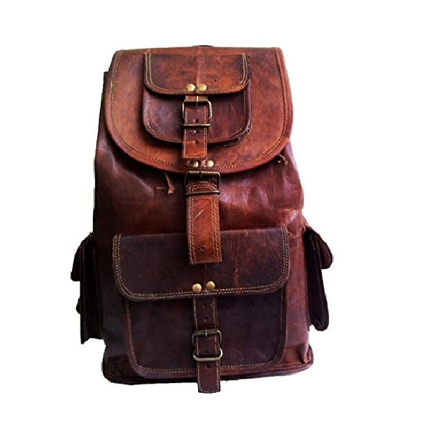 LEATHER BACKPACK FOR WOMEN TRAVEL RUCKSACK