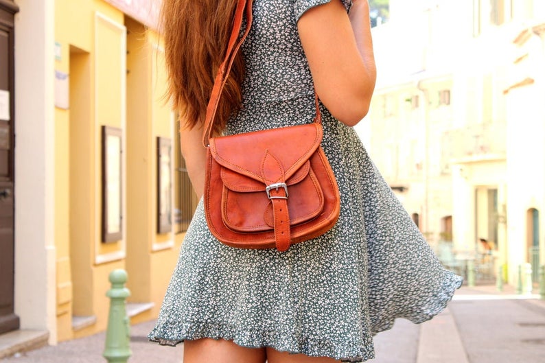 Leather Crossbody Bag for women purse tote ladies bags