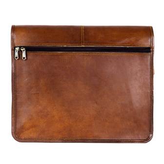 Leather Full Flap Messenger Handmade Bag
