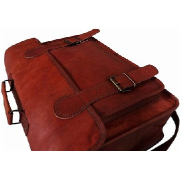 Leather Laptop Messenger Bag