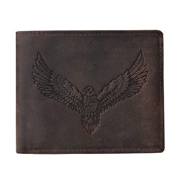MONTEXOO Vintage RFID Blocking Leather Wallet for Men