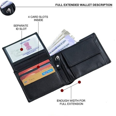 RFID Blocking Leather Nappa Wallet for Men 