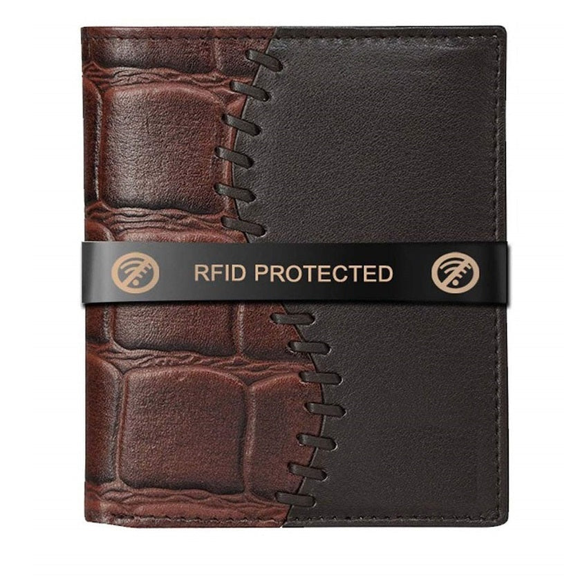 Stylish Rfid Protected Genuine Leather Wallets For Men's